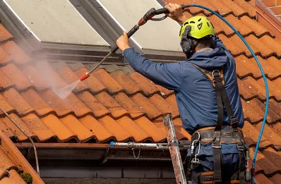 Démoussage et hydrofuge de toiture à Sablières